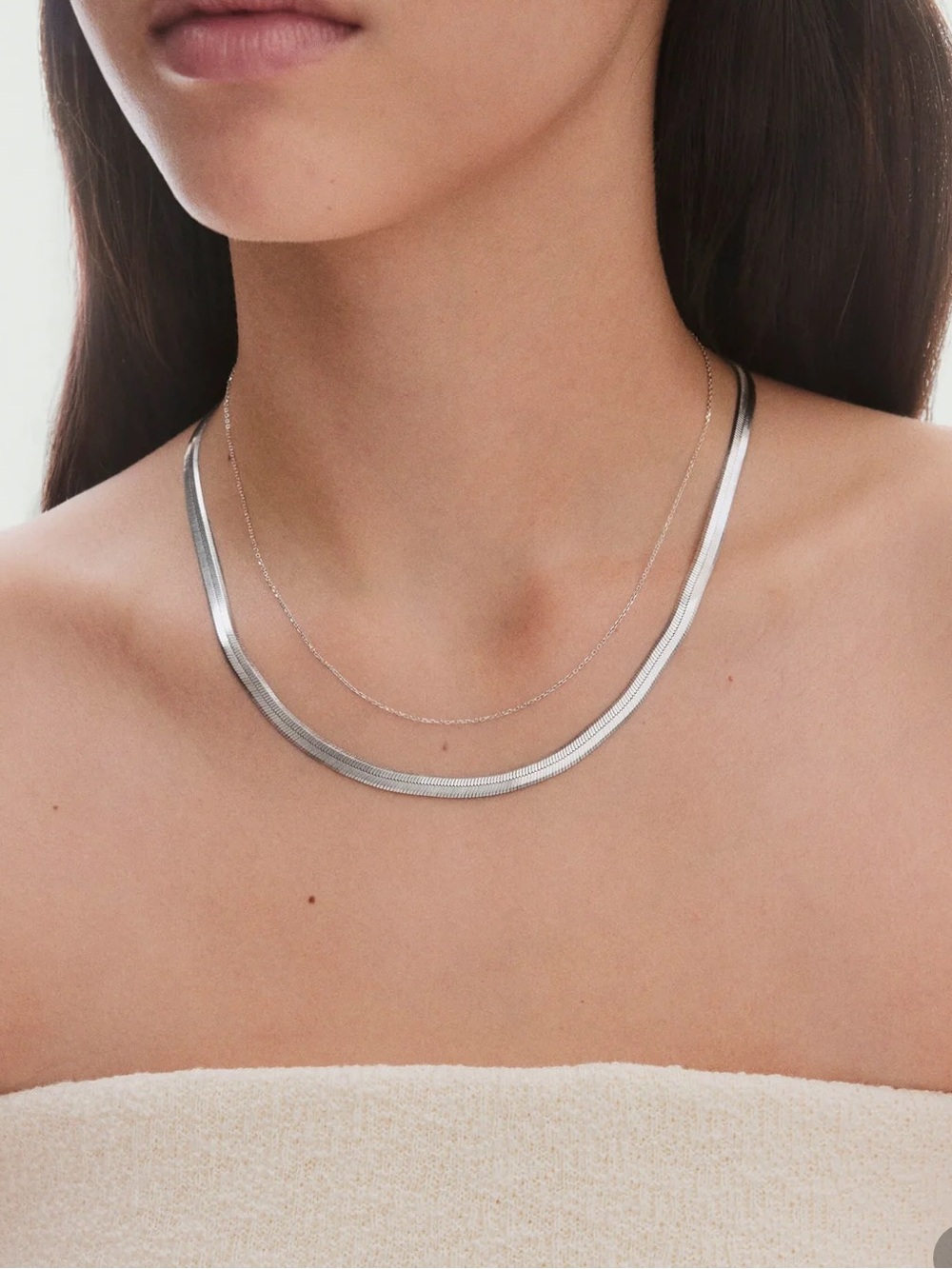 Mejuri Bold Herringbone Chain Nacklace